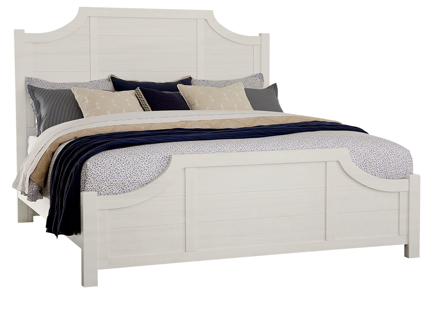 Cal King Scalloped Bed