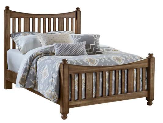 Queen Slat Poster Bed