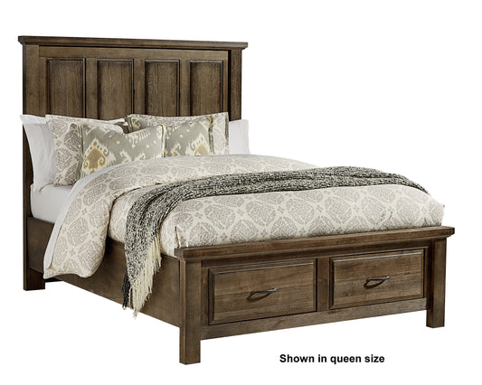 Queen Mansion Storage Bed