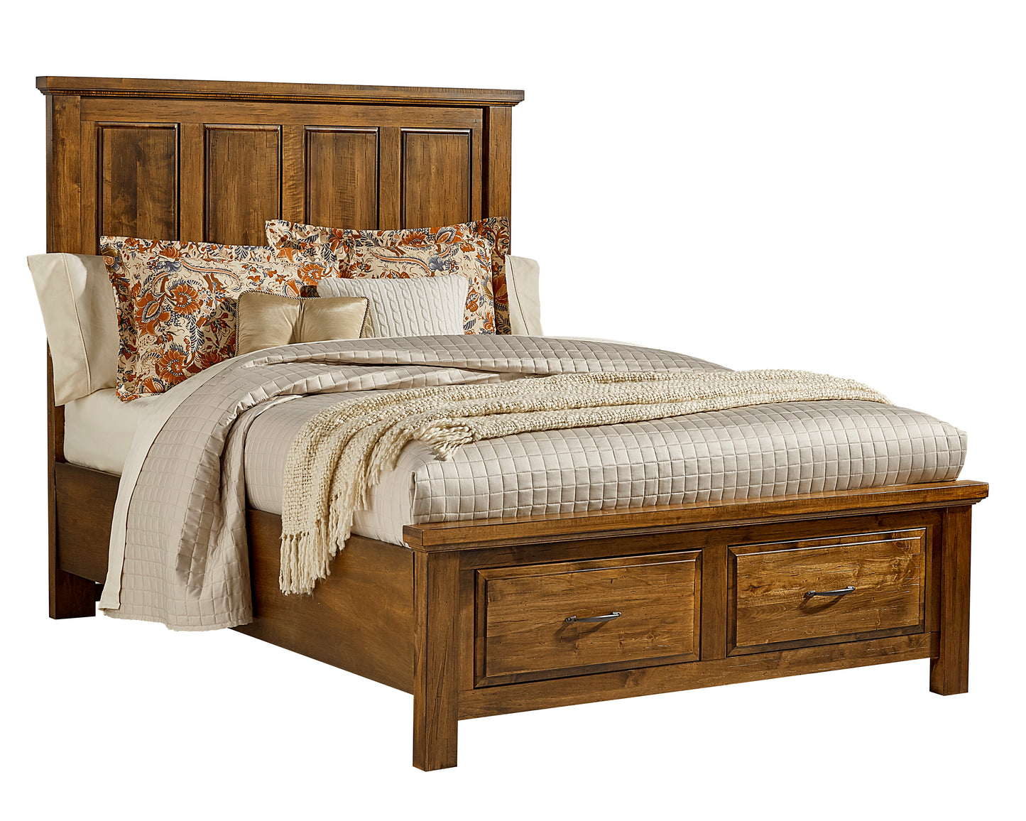 Queen Mansion Storage Bed