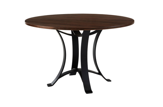 48 inch ROUND TABLE  w/ Metal Base