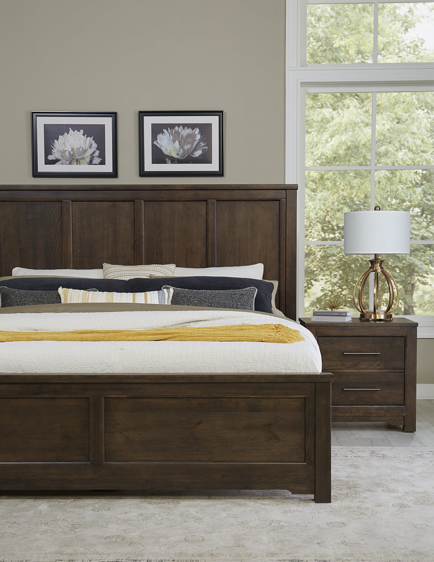 Cal King Six Panel Bed