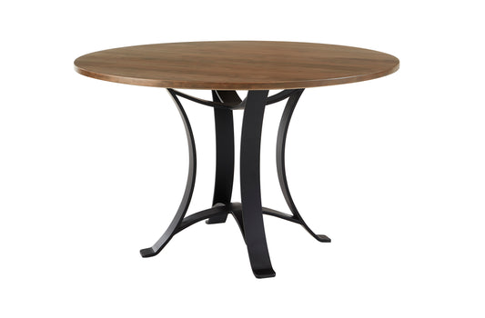 48 inch ROUND TABLE  w/ Metal Base