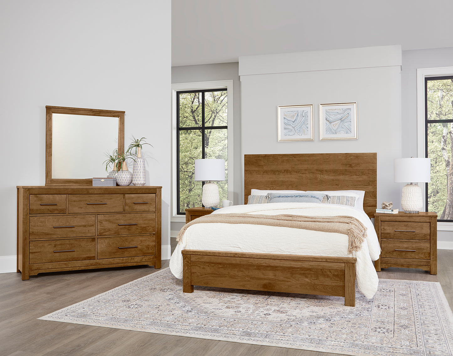 Queen Plank Bed