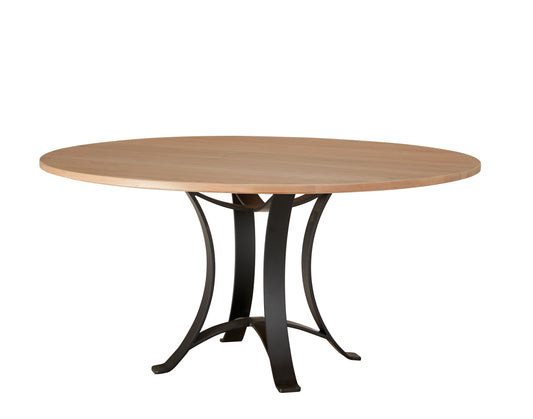 48 inch ROUND TABLE  w/ Metal Base