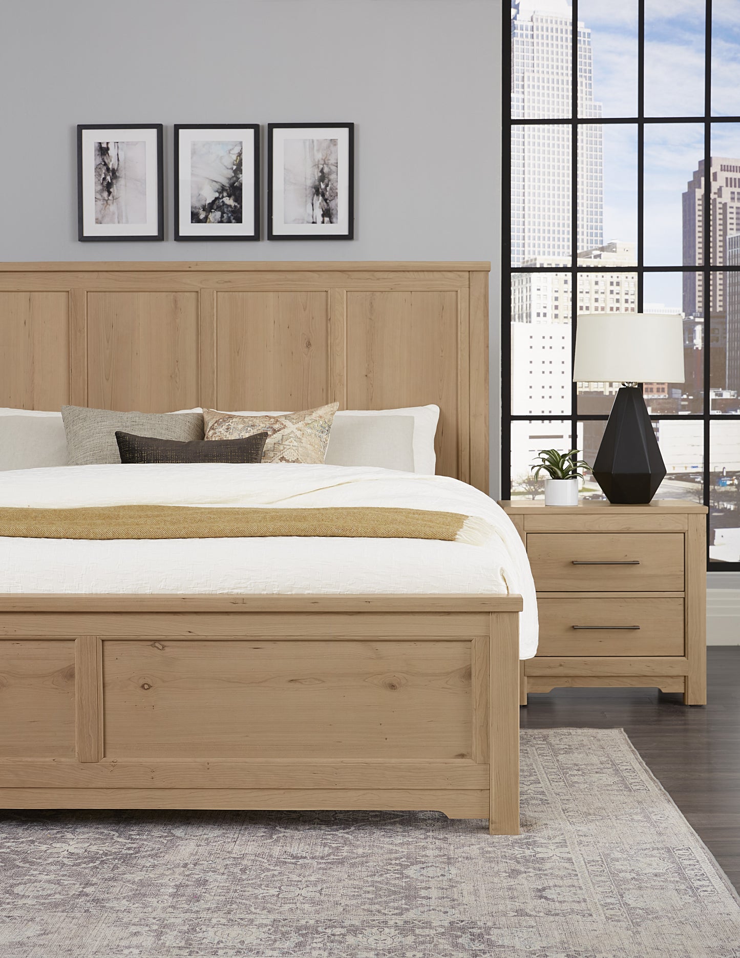 Cal King Six Panel Bed