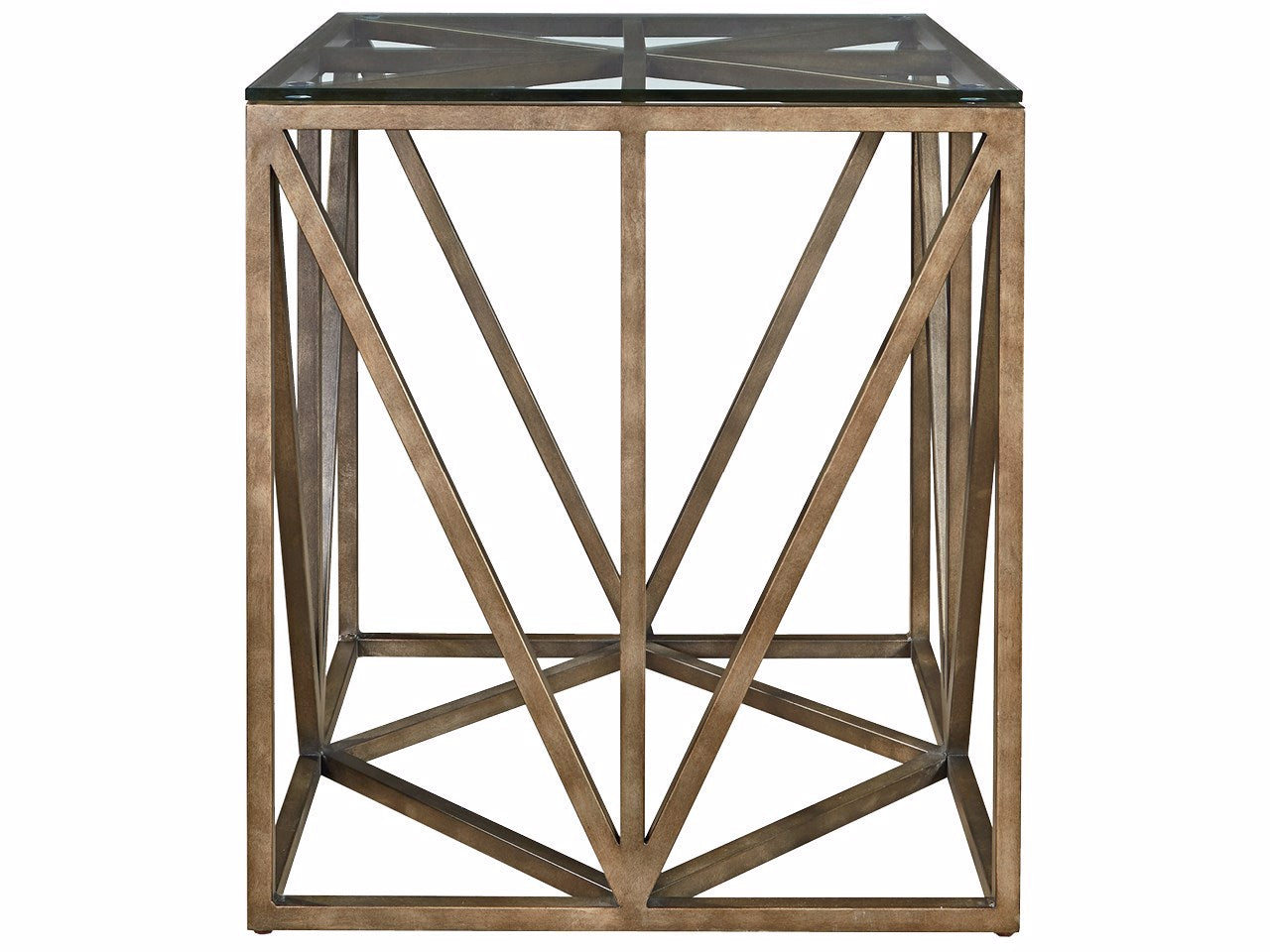 Universal Furniture Truss Square End Table