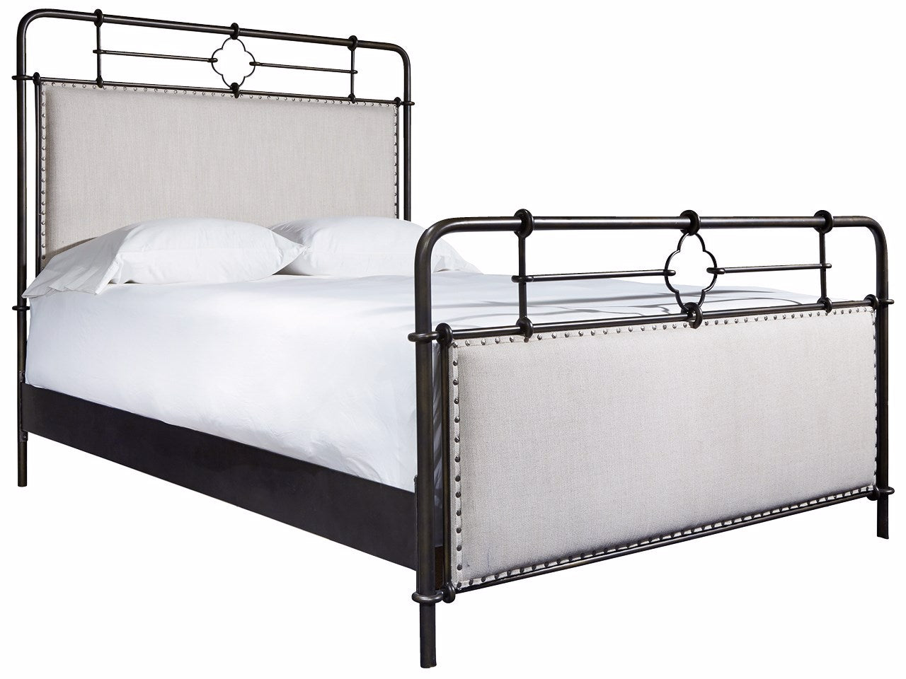 Universal Furniture Upholstered Metal Queen Bed