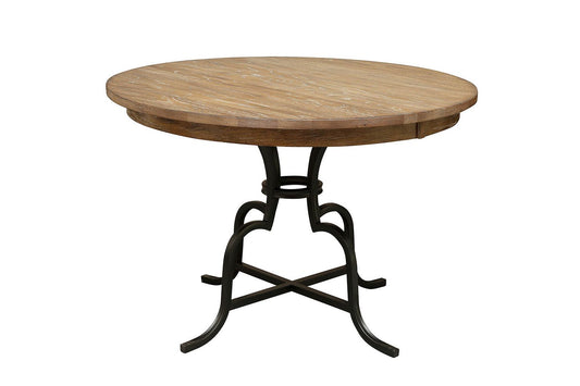 54" ROUND COUNTER HEIGHT TABLE WITH METAL BASE