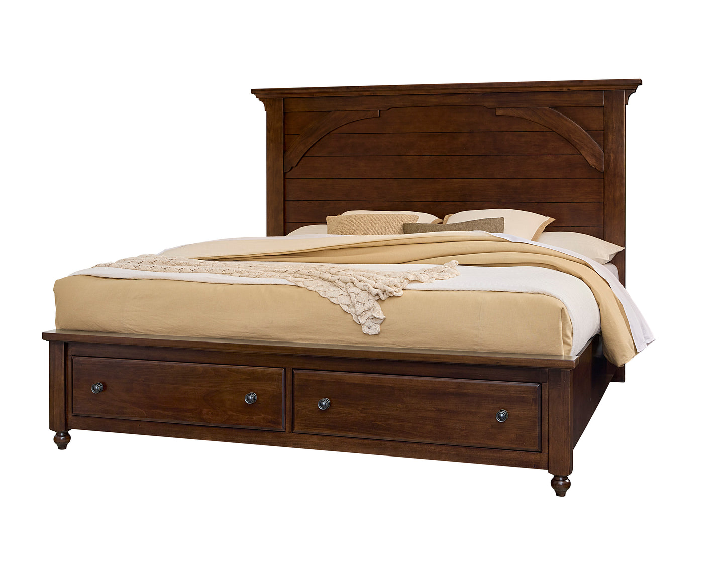 Queen Mansion Storage Bed