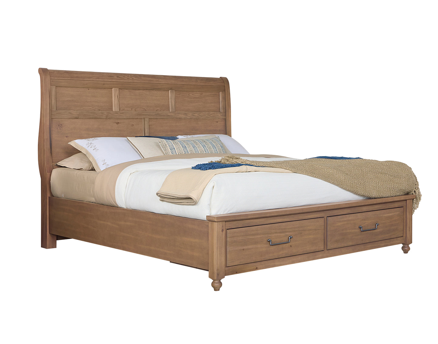 Queen Sleigh Storage Bed