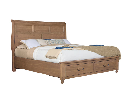 Queen Sleigh Storage Bed