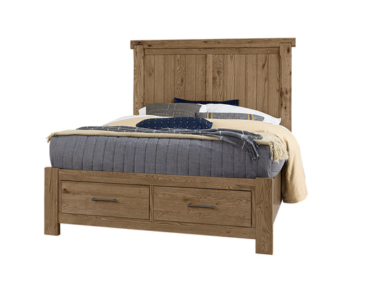 QUEEN AMERICAN DOVETAIL STORAGE BED