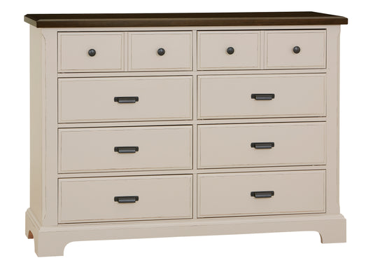 TWO-TONE DRESSER - 8 DRWR