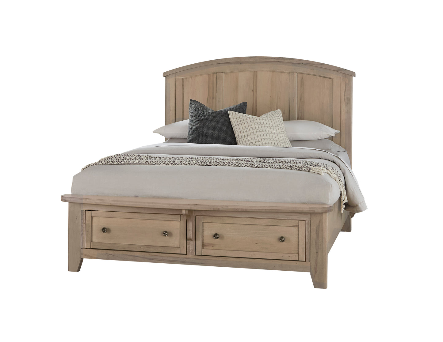 King Arch Bed with storage footboard