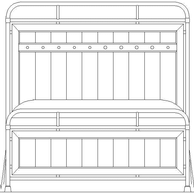 FOLSOM QUEEN METAL BED HEADBOARD