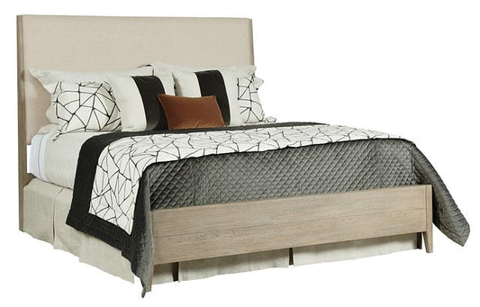 INCLINE FABRIC QUEEN BED MEDIUM FOOTBOARD-COMPLETE