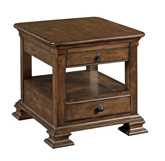 PORTOLONE RECTANGULAR END TABLE W/DRAWER