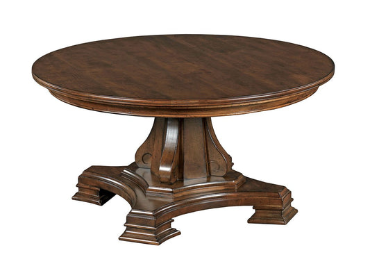 PORTOLONE ROUND PEDESTAL COCKTAIL TABLE COMPLETE