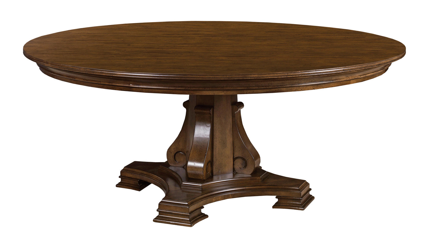 STELLIA 60" PEDESTAL TABLE - COMPLETE