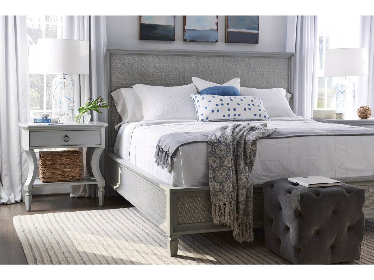 Universal Furniture Woven Accent King Bed