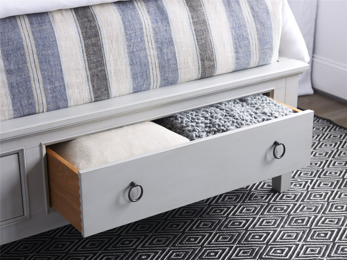 Universal Furniture Storage Queen Bed