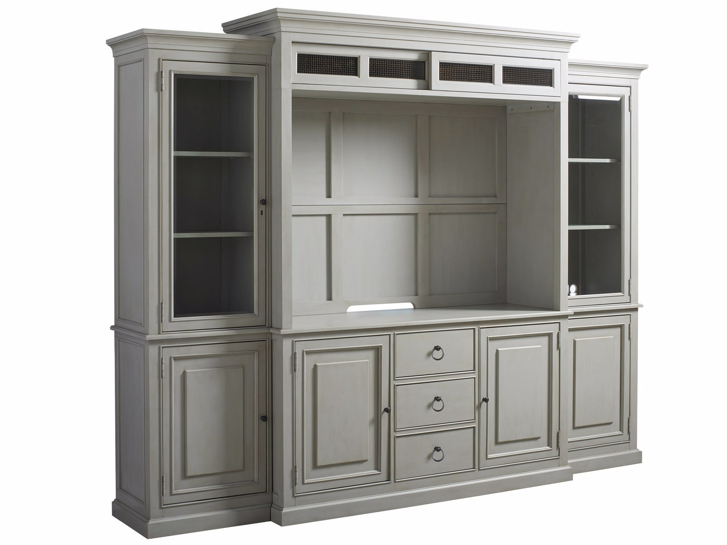 Universal Furniture Entertainment Console with Hutch