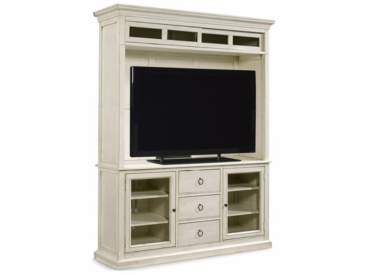 Universal Furniture Entertainment Console with Hutch