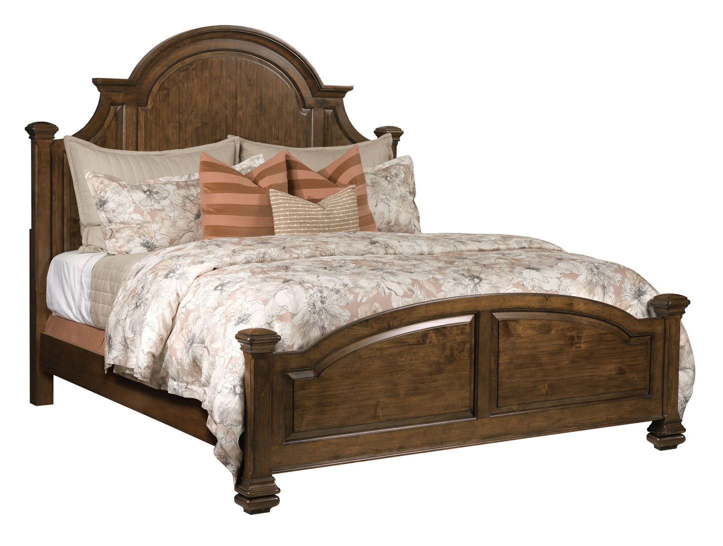 ALLENBY QUEEN PANEL BED - COMPLETE