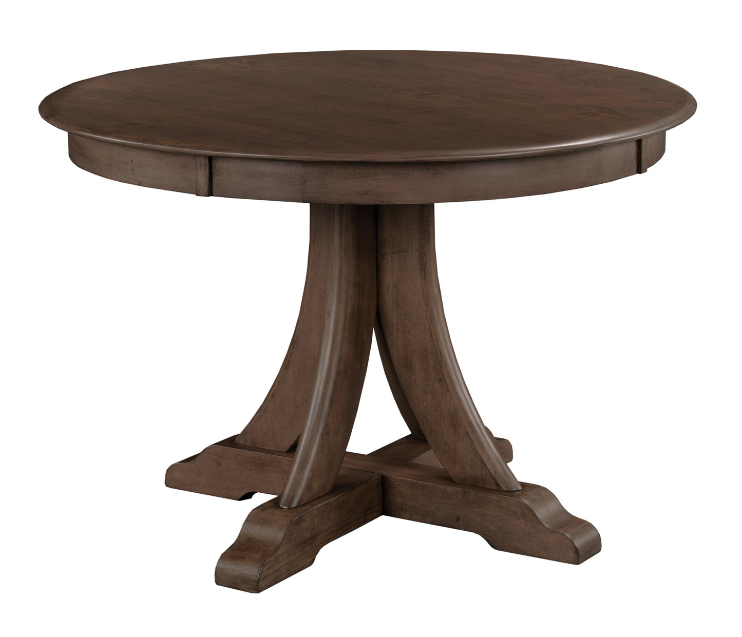 44" ROUND QUAD TABLE, MOCHA