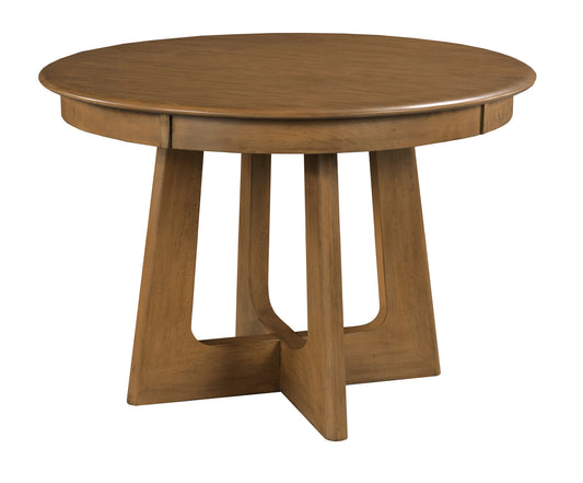 44" ROUND PEDESTAL TABLE, LATTE