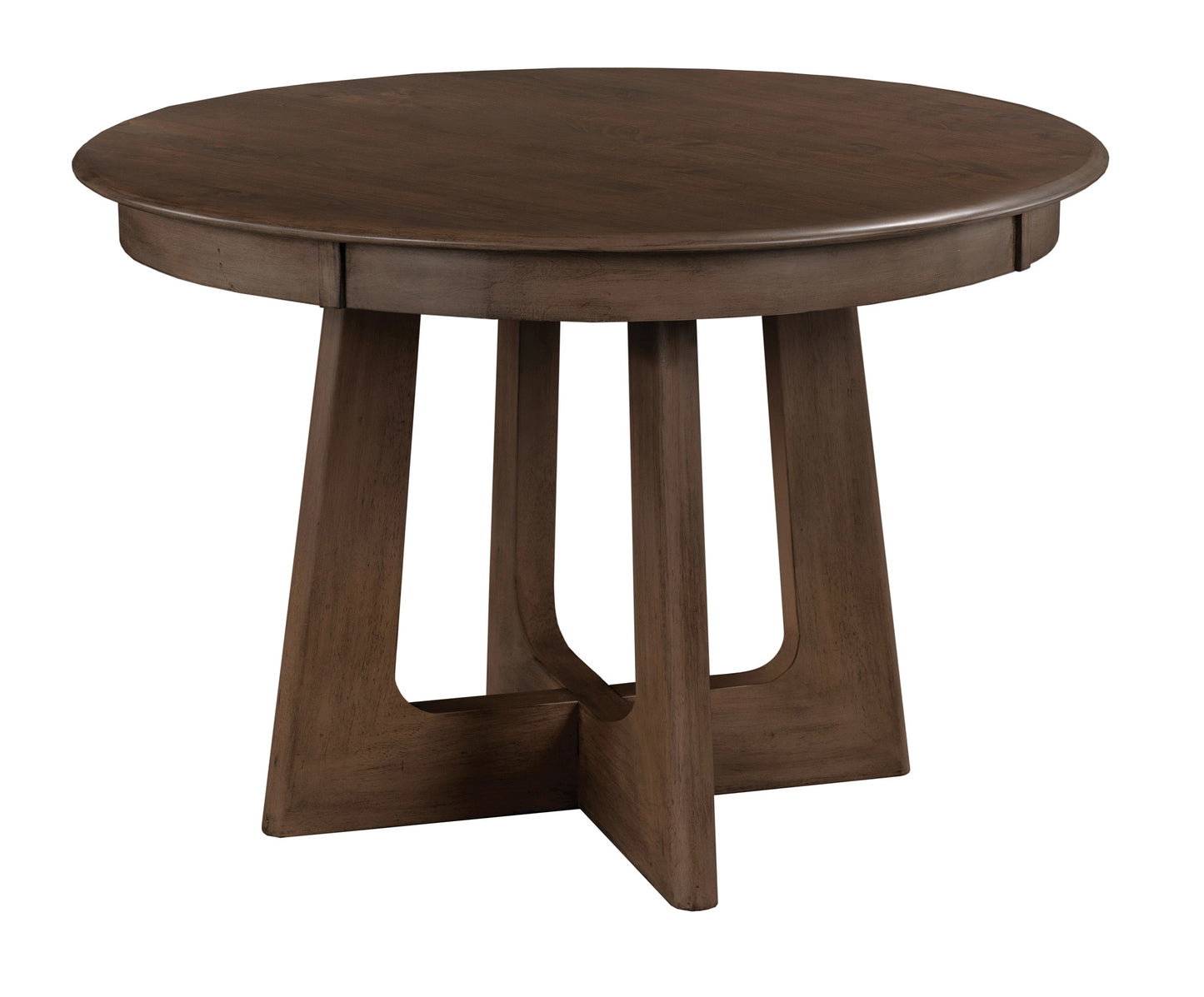 44" ROUND PEDESTAL TABLE, MOCHA