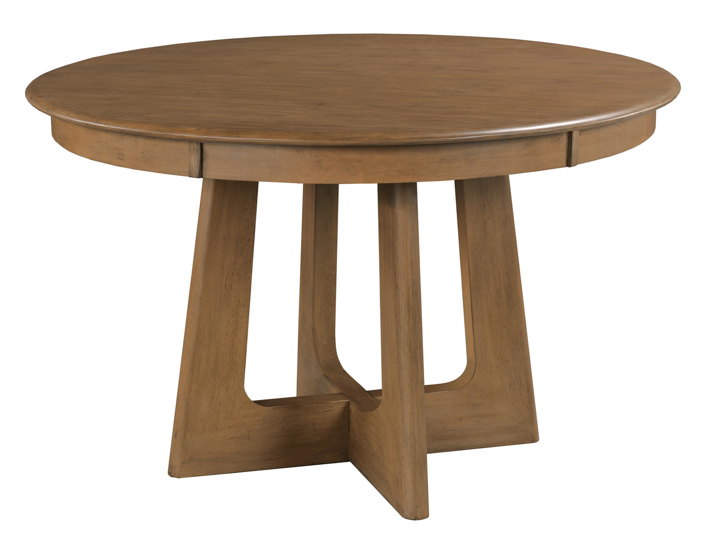 54" ROUND PEDESTAL TABLE, LATTE