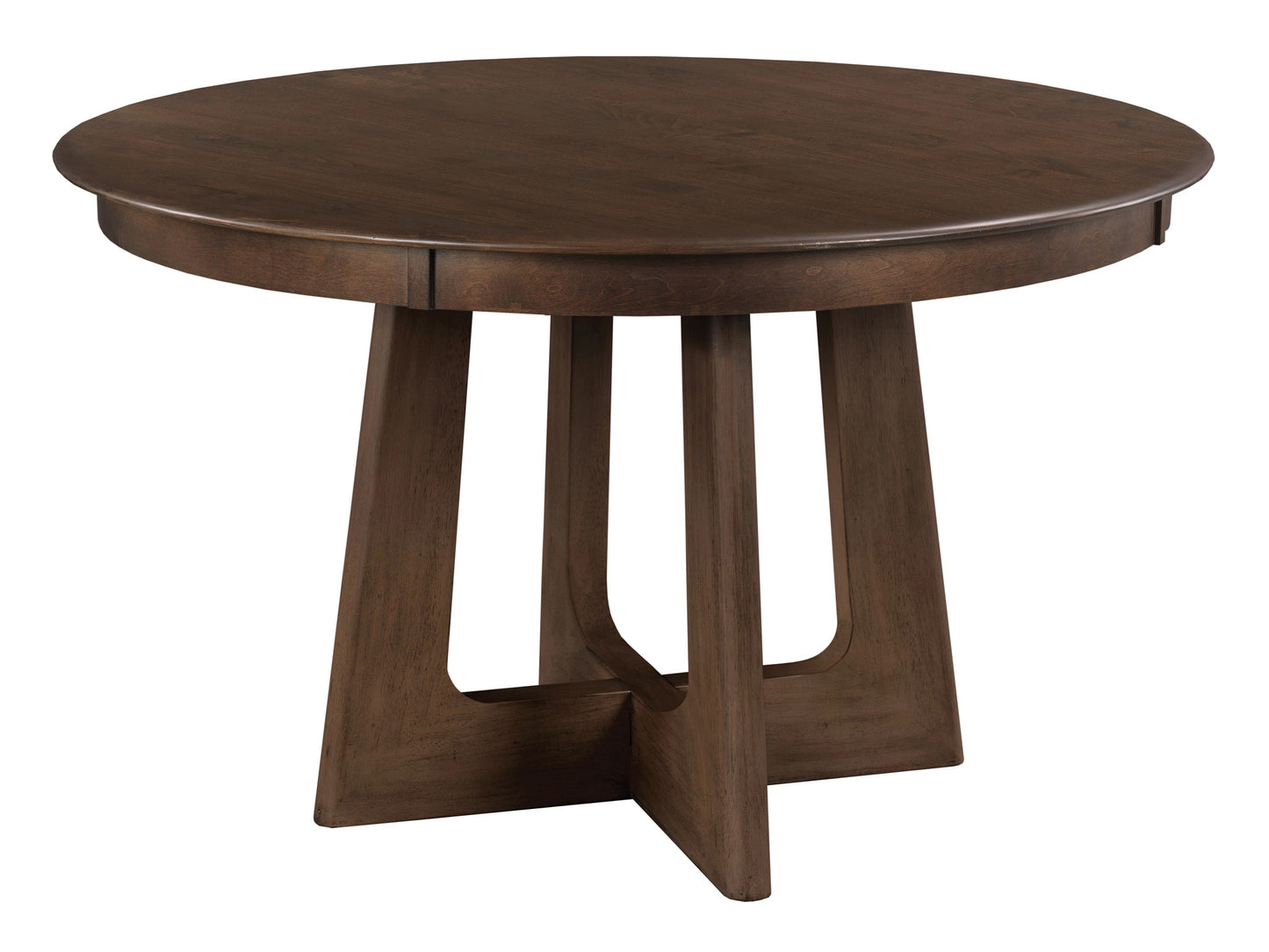 54" ROUND PEDESTAL TABLE, MOCHA