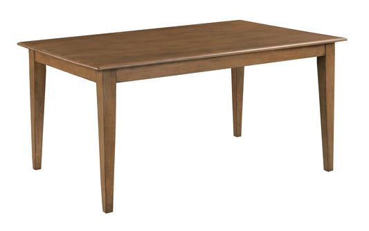 60" RECTANGULAR LEG TABLE, LATTE