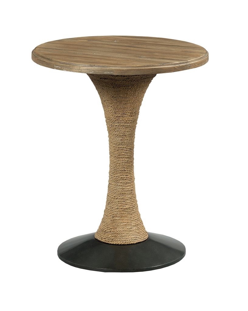 MODERN FORGE ROUND END TABLE