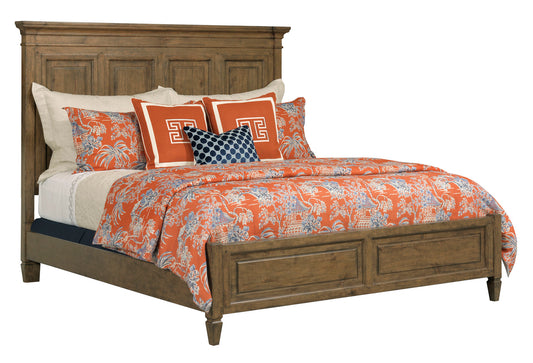 HARTNELL CAL KING PANEL BED - COMPLETE