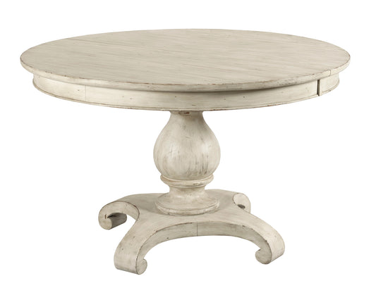 LLOYD PEDESTAL DINING TABLE COMPLETE