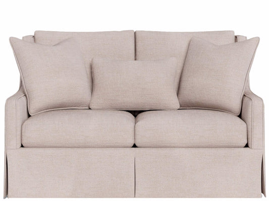 Upholstery Hudson Skirted Loveseat - Special Order