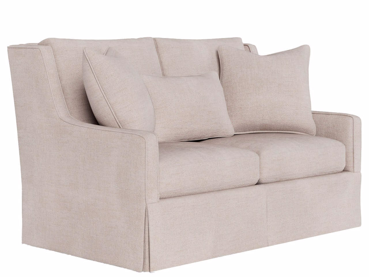 Upholstery Hudson Skirted Loveseat - Special Order