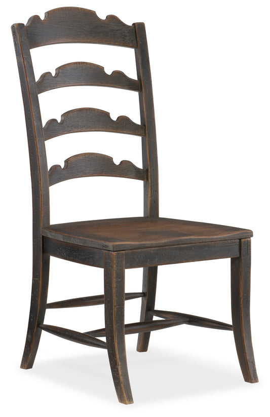 Hill Country Twin Sisters Ladderback Side Chair