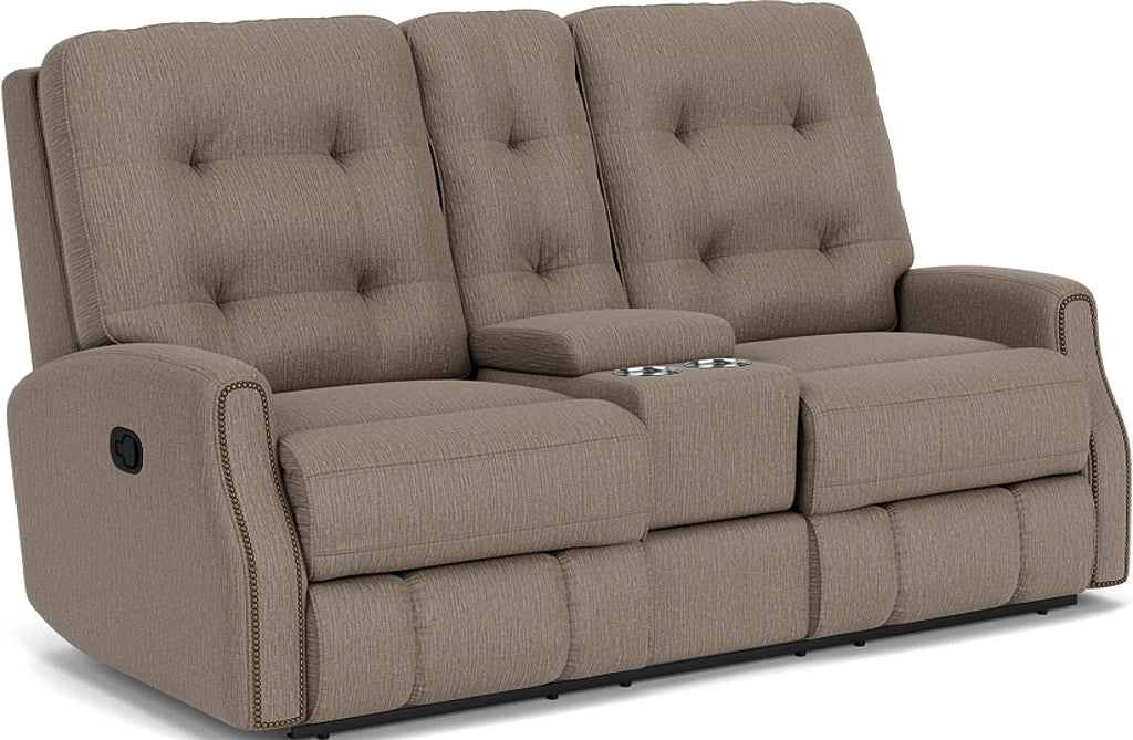 Devon Reclining Loveseat with Console