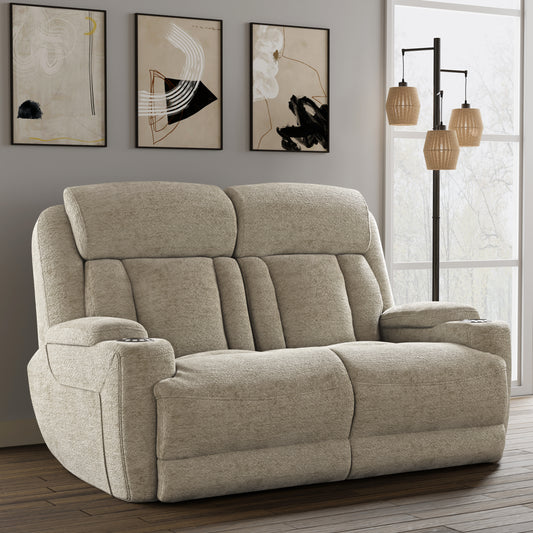 Parker Living Dalton - Lucky Fawn Power Reclining Loveseat