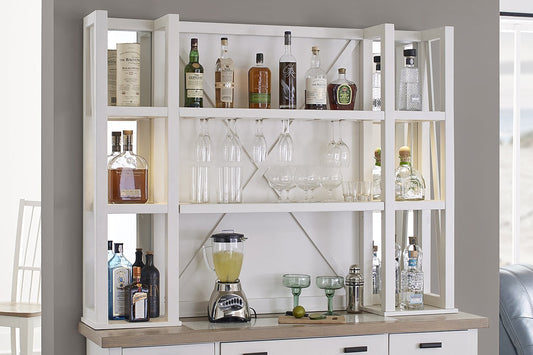 Parker House Americana Modern Dining 64 In. Bar Open Hutch