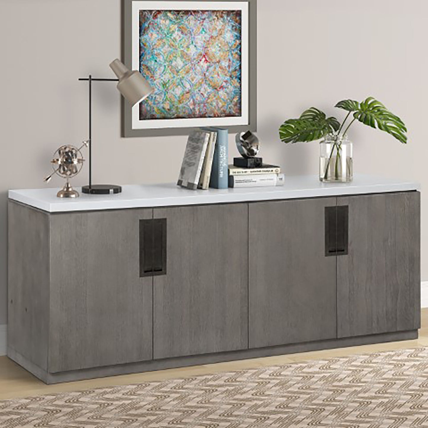 Parker House Pure Modern Credenza with Quartz Top