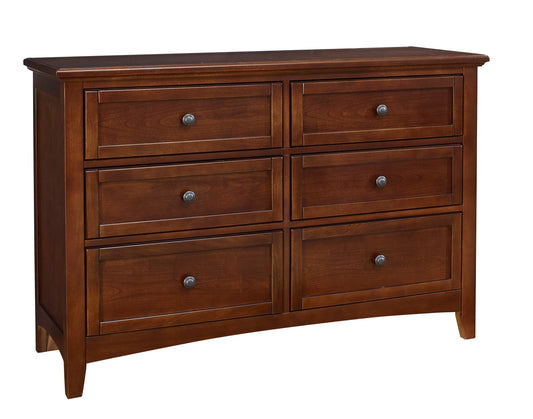 DOUBLE DRESSER - 6 DRWR