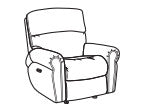 Langston Power Recliner with Power Headrest