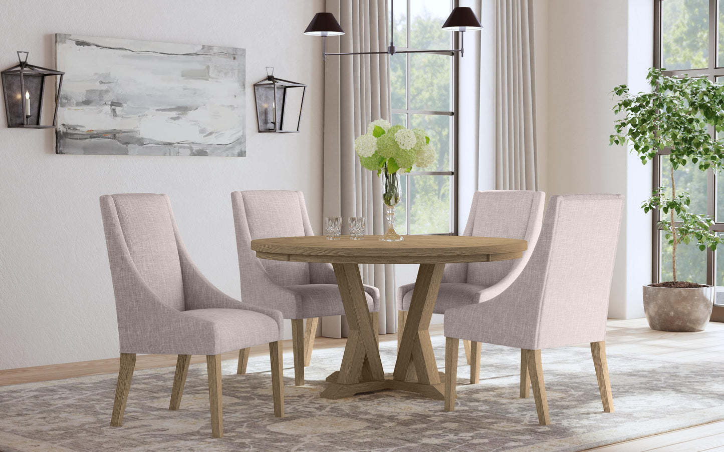 Lattice Round Dining Table