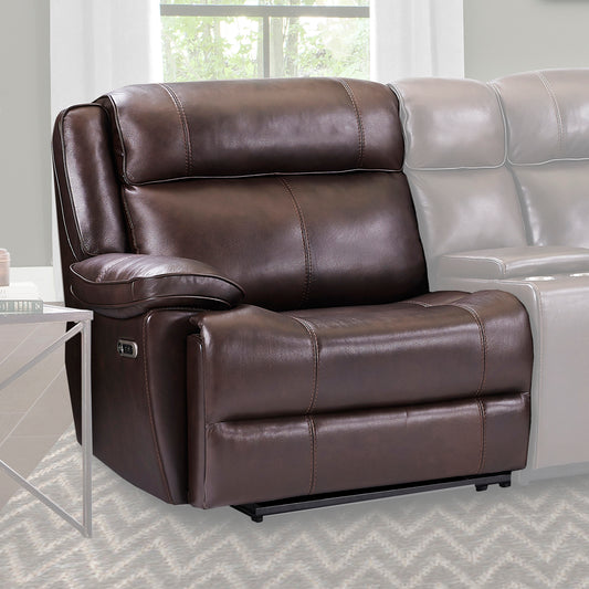 Parker Living Eclipse - Florence Brown Power Left Arm Facing Recliner