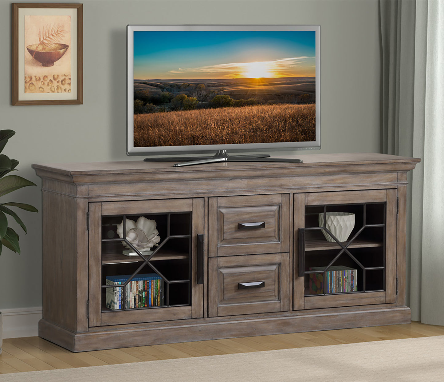 Parker House Sundance - Sandstone 76 In.Tv Console